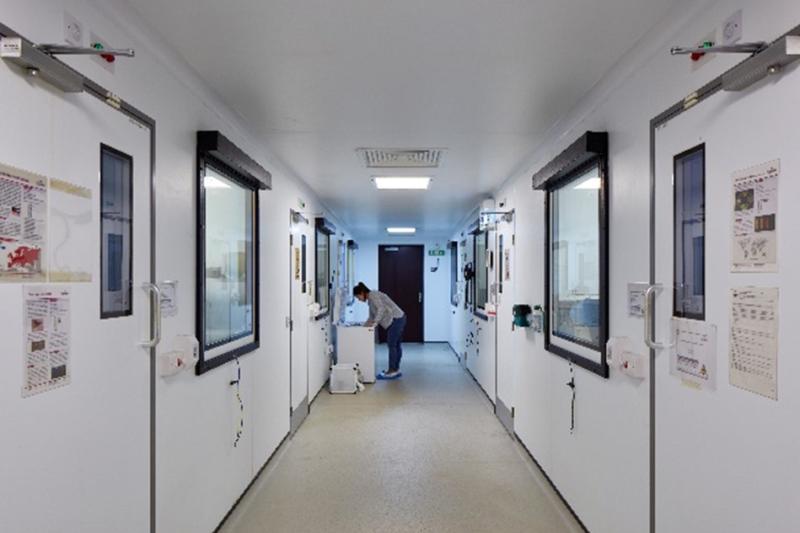 The inside of The Philip Mellor Insectary (PMI) at The Pirbright Institute