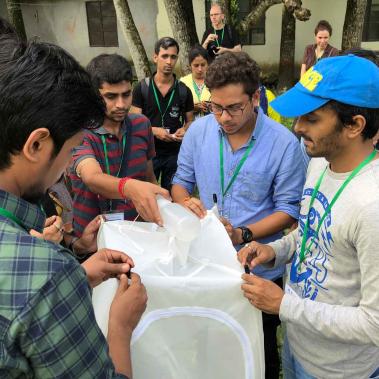gnatwork workshops using nets in the feild bangladesh