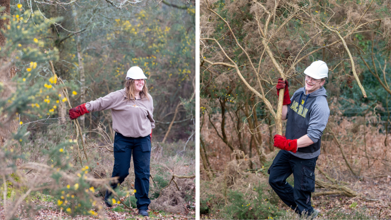 Sophie and Ollie in action